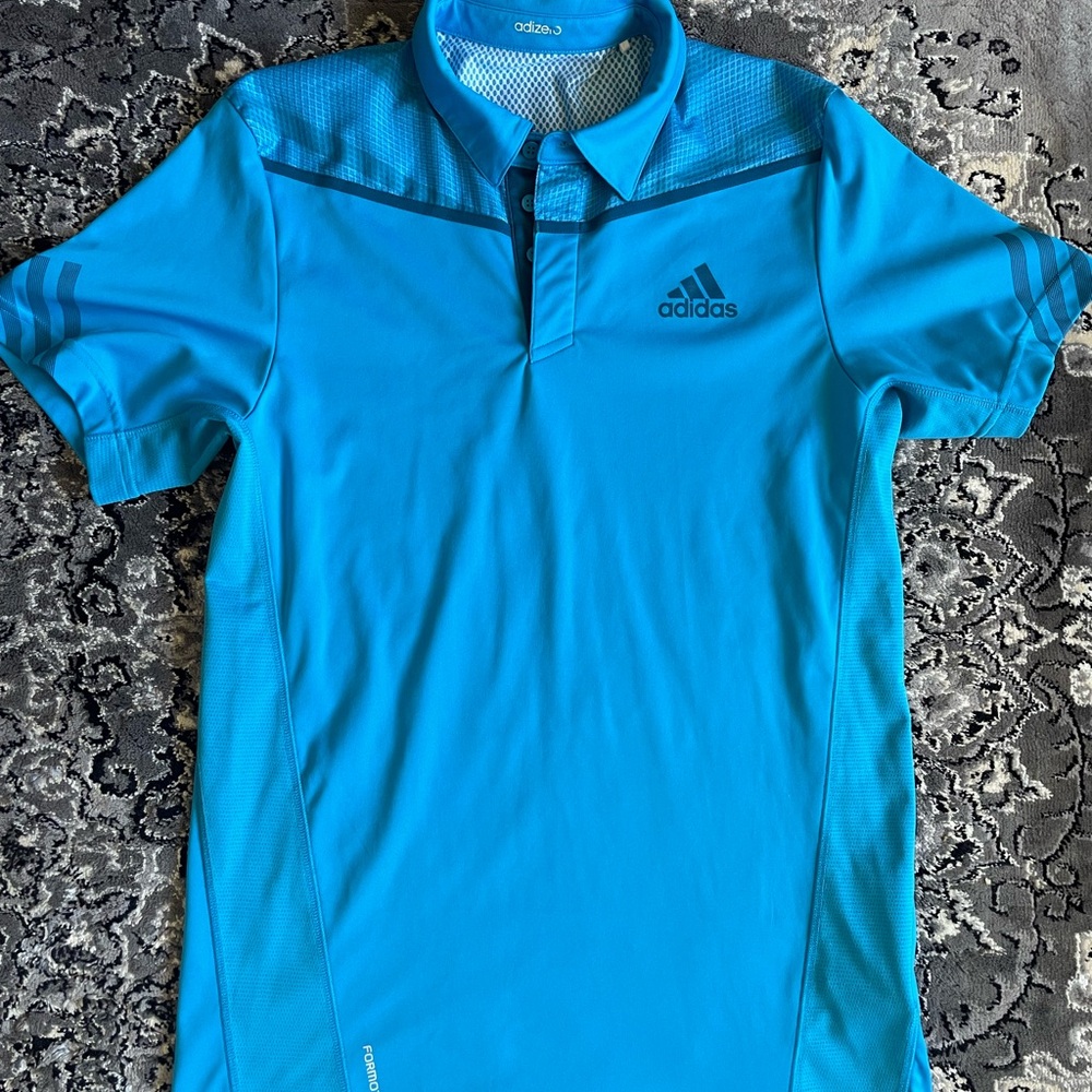 Adidas Men's Blue Polo Shirt